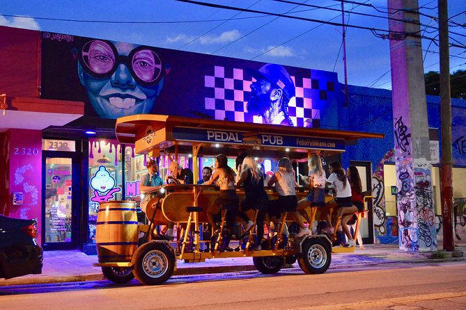 Miami Pedal Pub: Arts District Party Bike Pub Crawl - Your 2-hour loop through Miami’s art blocks