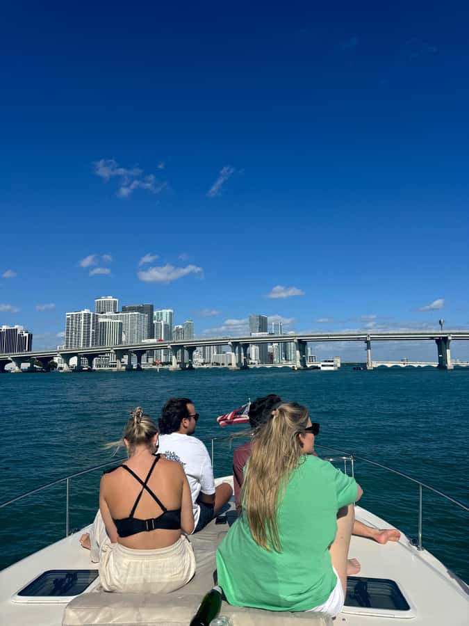 Miami: Private Boat Tour with Captain and Skyline Views - A private yacht feels different (the SunDancer 37 setup)