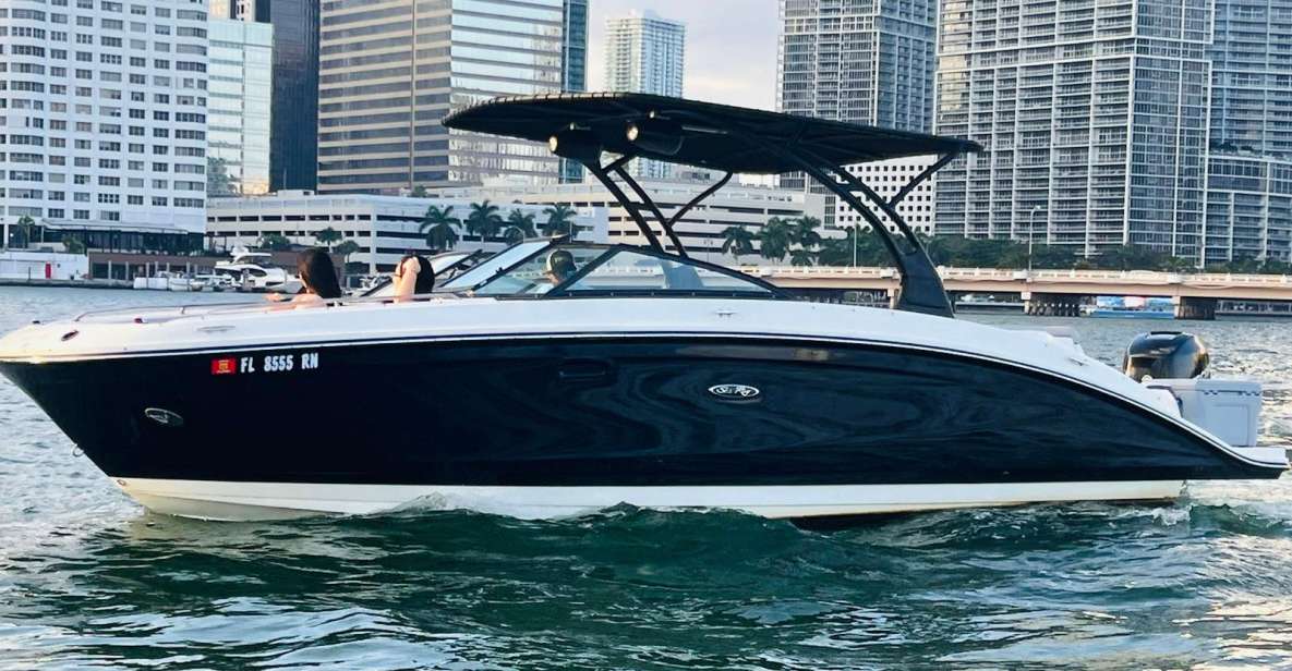 Miami: Private Guided Boat Tour with Champagne - Private 30’ Sundeck Comfort: Why This Feels Like Your Own Boat Day