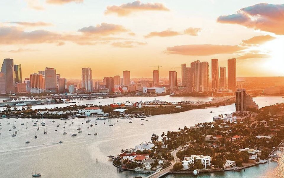Miami: Private Luxury Airplane Tour with Champagne - Key Biscayne and Fisher Island: shoreline and exclusivity from above
