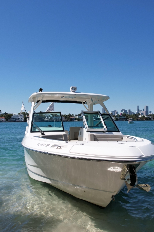 Miami: Private Star island, Miami Skyline & Miami River Tour - Skyline time from boat level: where the photos look better