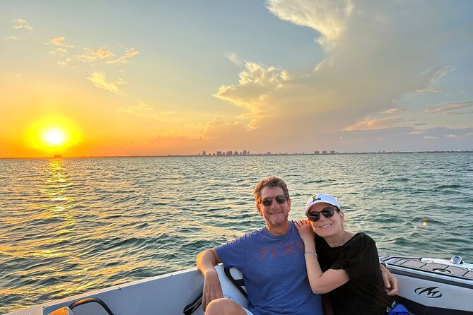 Miami Private Sunset Cruise by The Cleat with Champagne - Private Boat Comfort: Music, Coolers, and Space to Actually Breathe