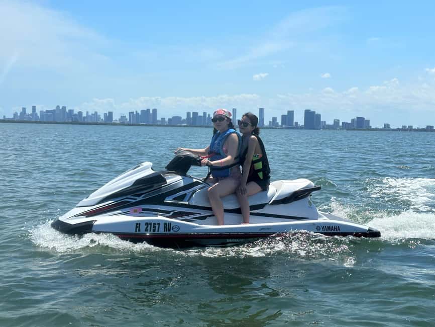 Miami: Sea Adventure! Jetski Rental+30min boat tour included - Pontoon Cruise Past Star Island: Getting the Best Views First