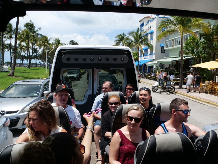 Miami Sightseeing Tour in a Convertible Bus - Miami Beach architectural views and the Julia Tuttle Causeway payoff