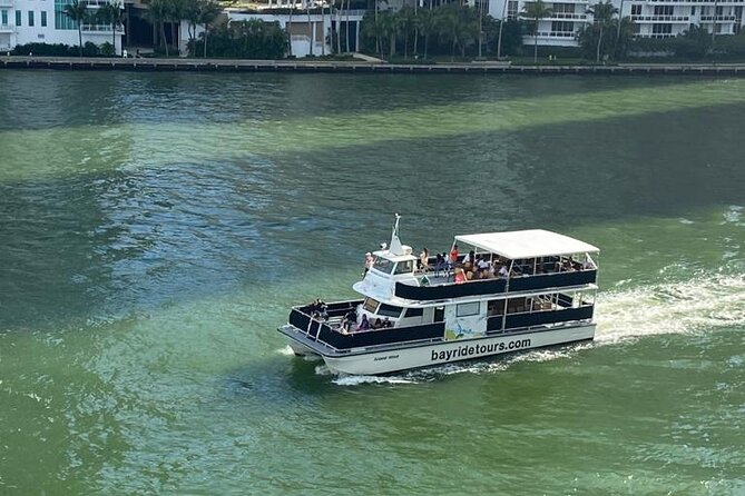 Miami Skyline 75 Min Cruise Tour Biscayne Bay Millionaire Homes - What the 2-level yacht experience really feels like