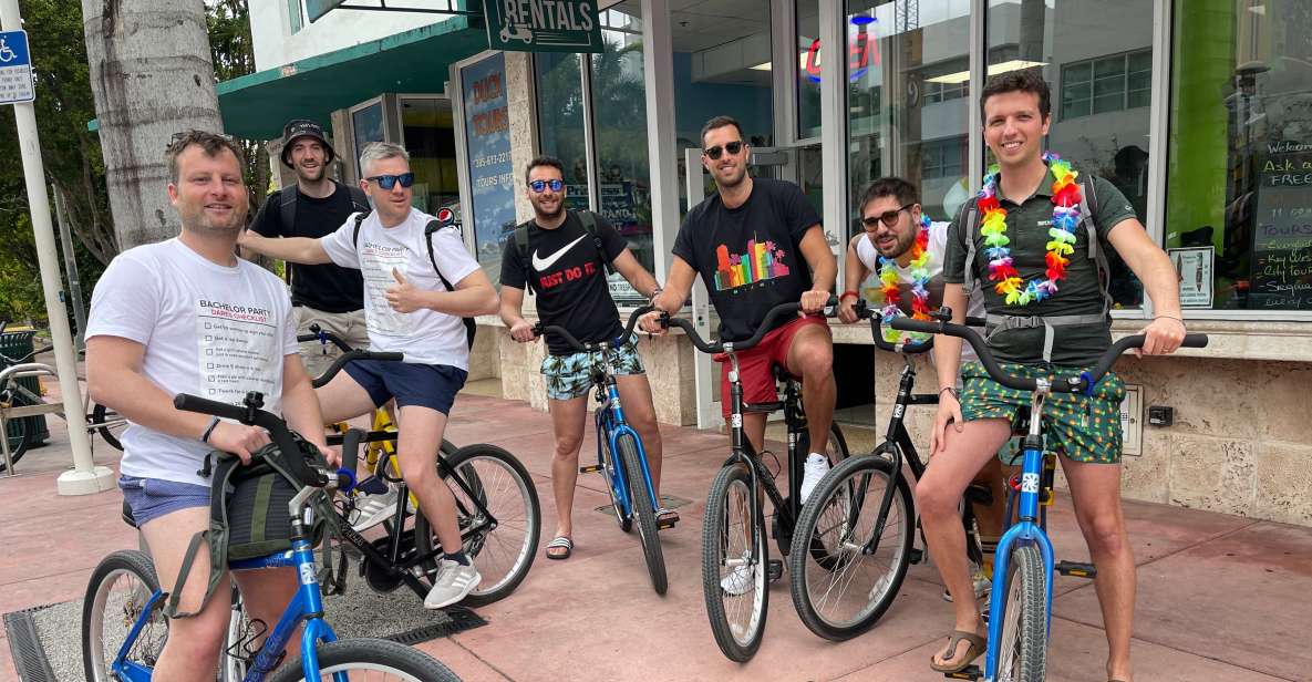 Miami: South Beach Bicycle Rental - Picking Up Your Bike Near Ocean Drive and the Boardwalk
