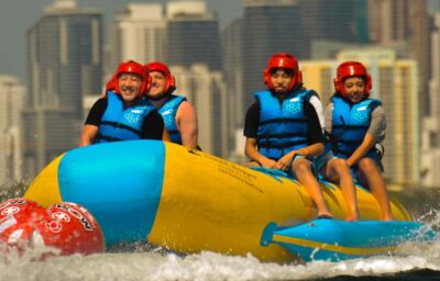 Miami: Tubing Ride Experience - Views and vibe: Miami skyline from the water, not the postcard