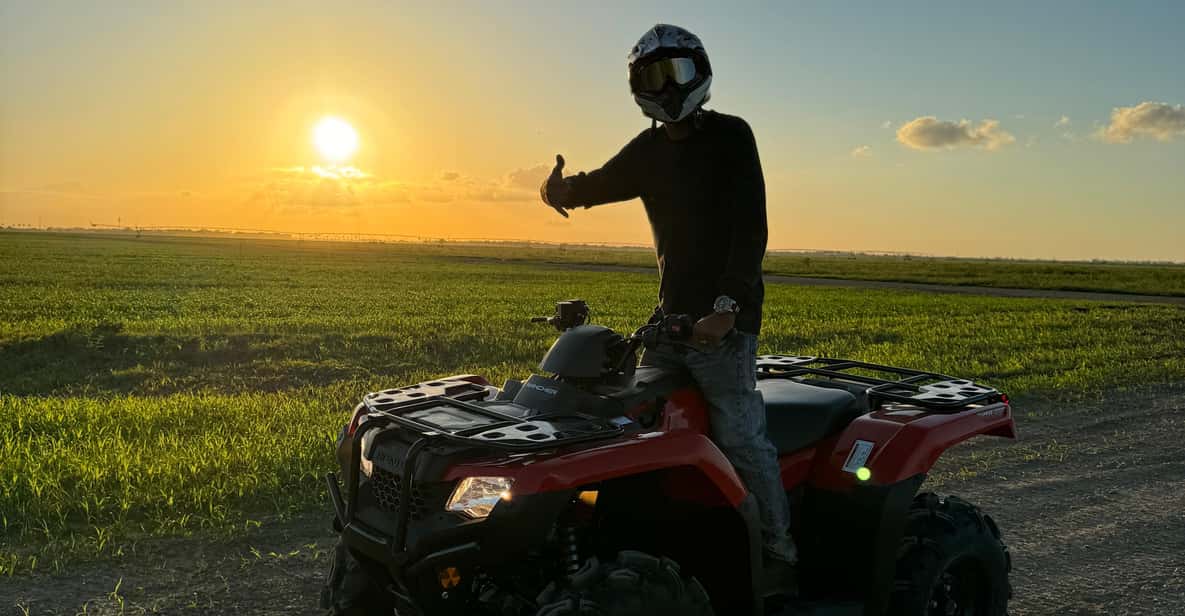 Miami's Ultimate ATV Adventure- Free Passenger & Safety Gear - Sunflower Farm photo stop: the break between adrenaline bursts