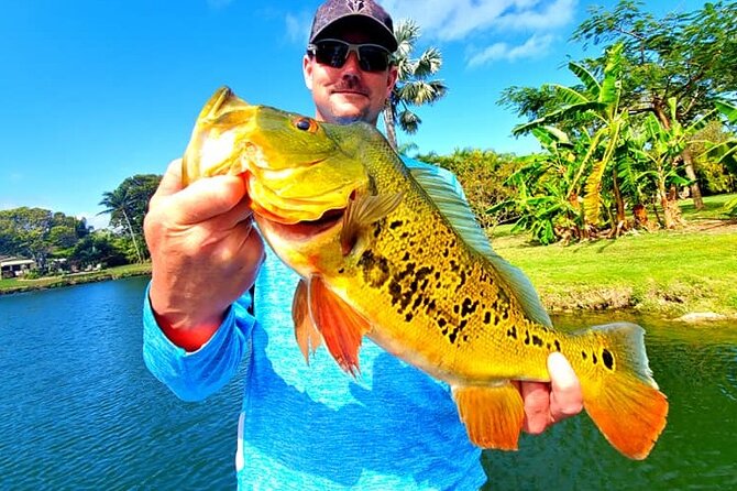 Peacock Bass Fishing Trip near Miami South Beach - What the captain does first: gear, bait, and the beginner lesson