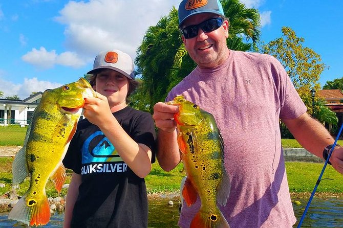 Peacock Bass Fishing Trips Near Miami Florida - Price and Value for a Private Group (and the Group-Size Detail)