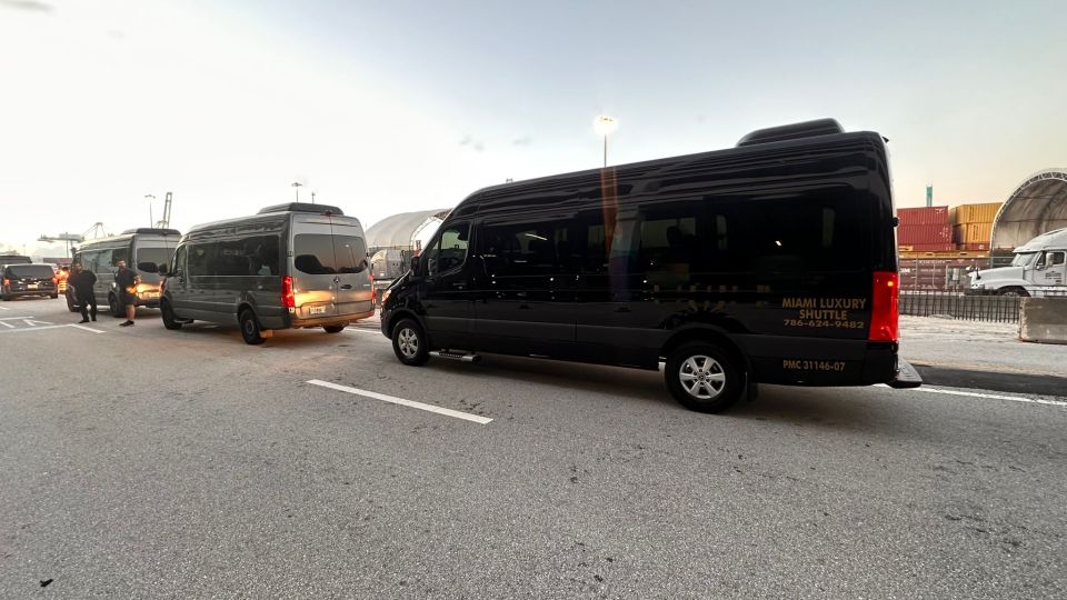 Port of Miami Shuttle to Miami Airport or Hotel in Miami - Private Port of Miami to Airport or Hotel: The real value