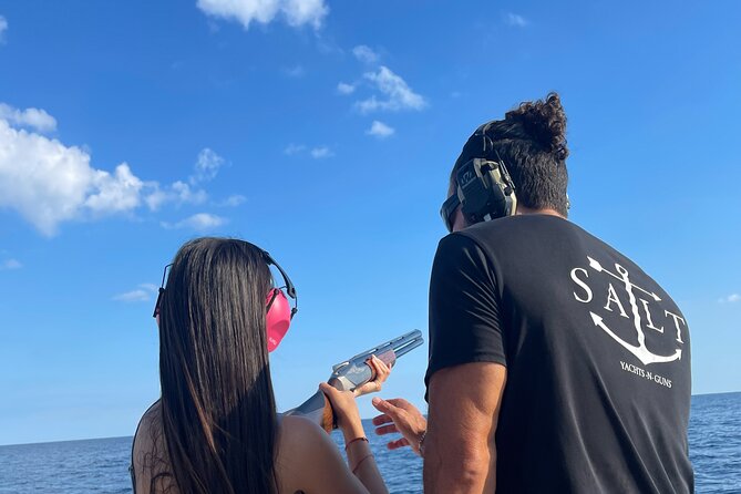 Private Charter Saltwater Fishing with Ocean Skeet Shooting - Small group luxury: how many people you’ll share the yacht with
