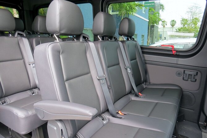 Private transfer from Port of Miami to Fort Lauderdale. - Mercedes Sprinter vans, luggage space, and the family-friendly details