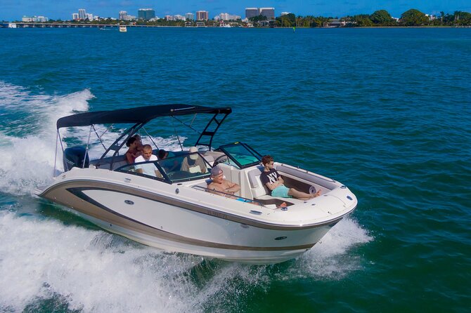 Rent the Best Boat in Town | Up to 10 People - Private Biscayne Bay Time With a Licensed Captain at the Helm