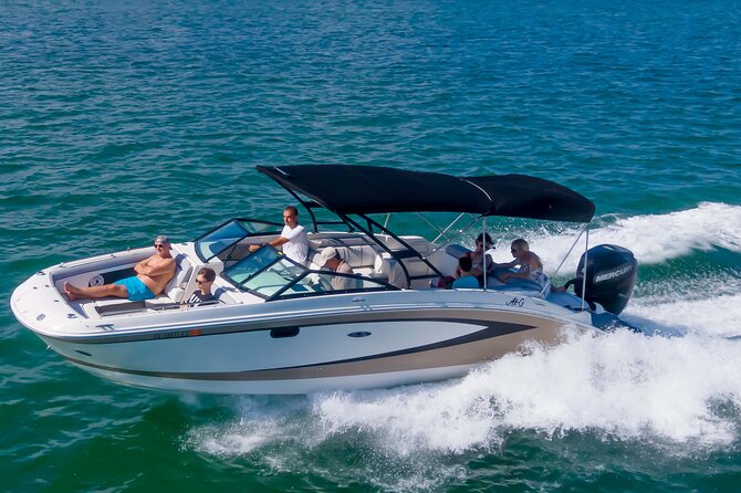 Rent the Best Boat in Town | Up to 10 People - How the Cruise Works: Celebrity Views, Beach Time, and Sunset Hours