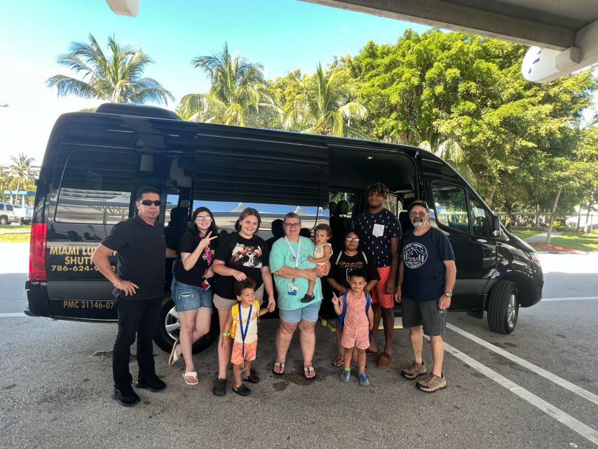 Shuttle Miami Airport/Hotel to Miami Port or Hotel 14pax - Luggage, Strollers, and Booster Seats: Easy Load-In for Families