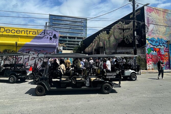 Small-Group Brewery Golf Cart Tour of Wynwood with a Local Guide - The golf cart route: seeing more Wynwood in 1 hour 15 minutes