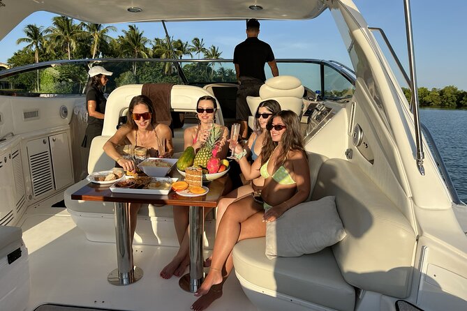The BIG Sundancer Rental in Miami Beach - Food and drinks: bring what you love, or let the crew handle it